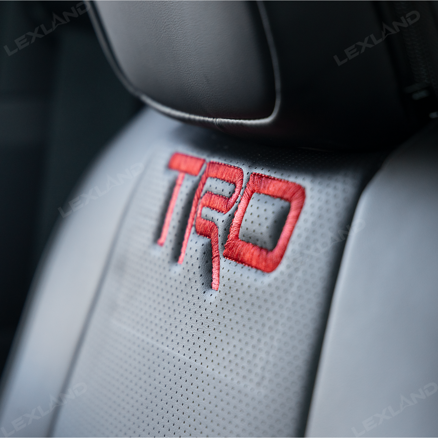Tacoma /4Runner Seat Covers Full Coverage Embossed Seat Protector with TRD Style