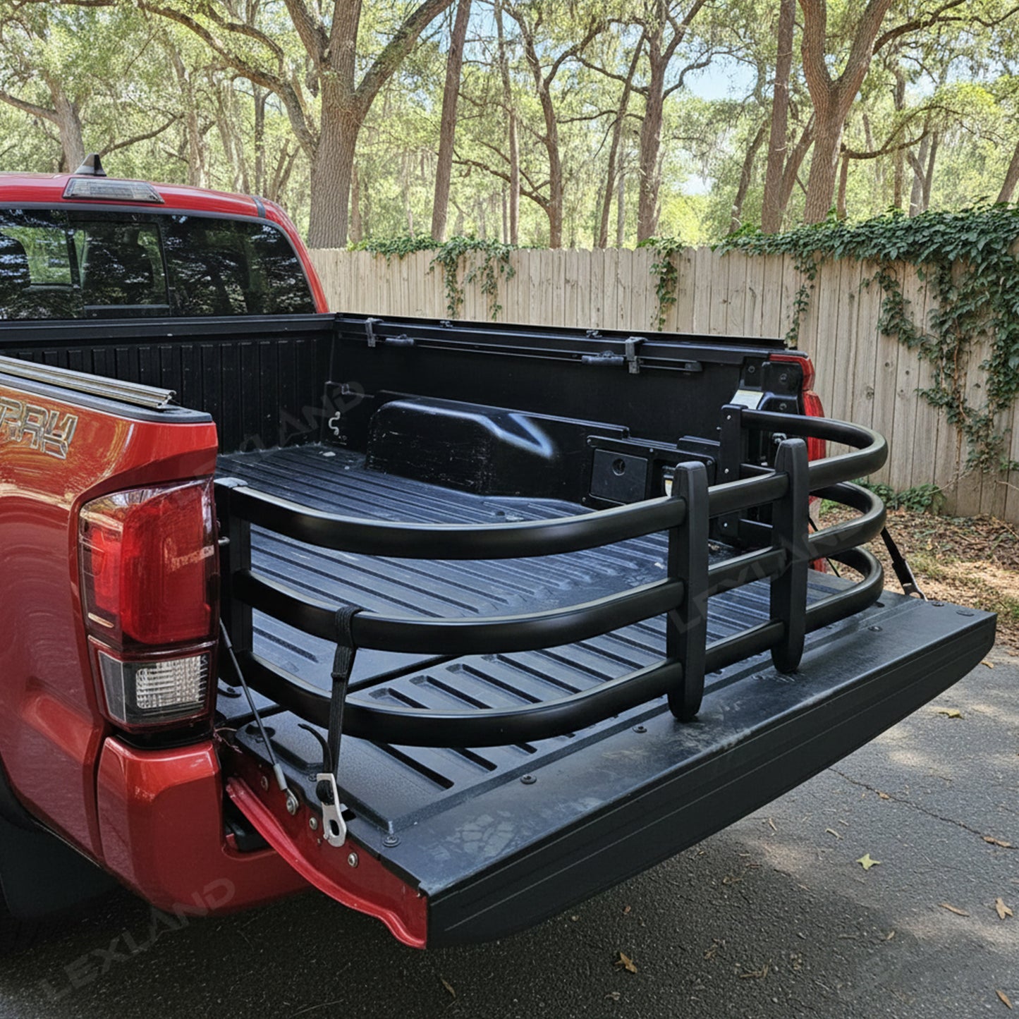 Tacoma Trunk Bed Extender Aluminum Alloy Tailgate Extender Cargo Extender Support for Toyota