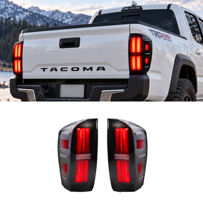 Tacoma 3rd Gen Tail Lights LED Form Lighting Rear Lamps Assembly for Toyota