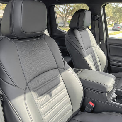 Tacoma /4Runner Seat Covers Embossed Nappa Leather Seat Protectors with TRD Style for Toyota