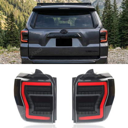 4Runner 5th Gen LED Tail Lights Sequential Taillights Rear Lamps Assembly for Toyota