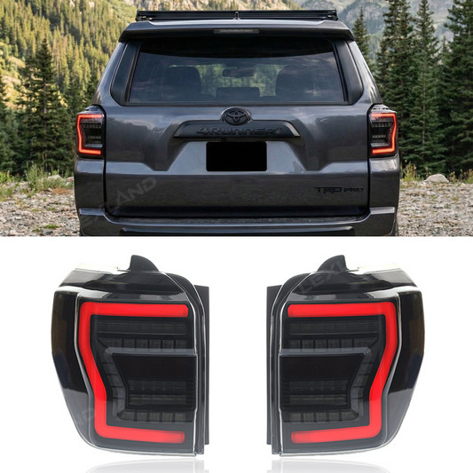 4Runner 5th Gen LED Tail Lights Sequential Taillights Rear Lamps Assembly for Toyota