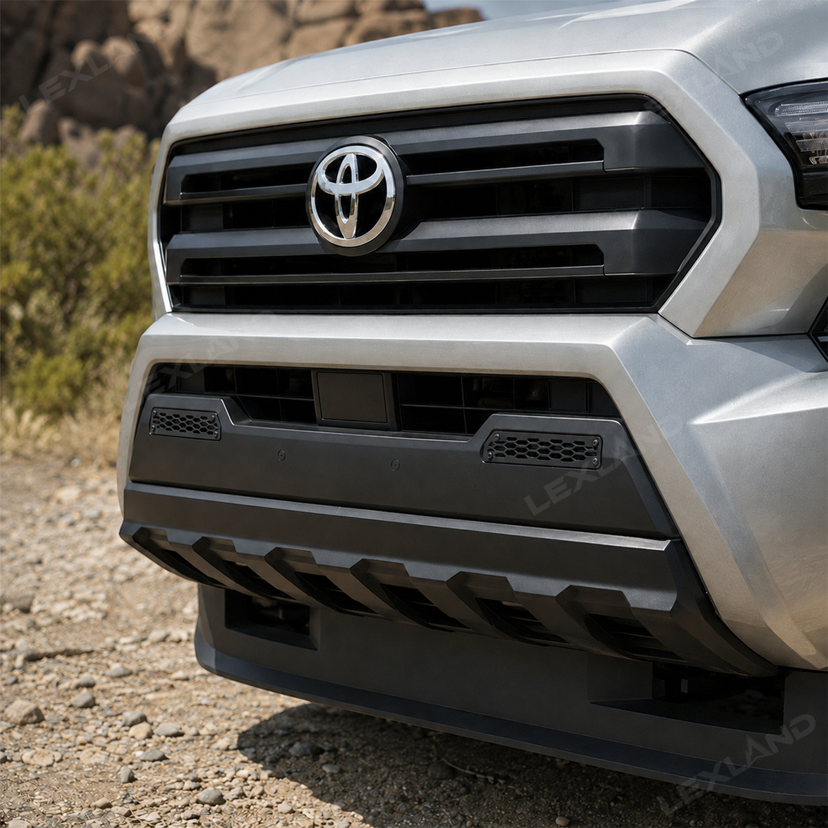 Tacoma Front Fog Light Grille Covers Exterior Protection Covers 2PCS for Toyota