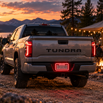 Tacoma/4Runenr/Tundra LED License Plate Frame Protector Front & Rear Cover Holder 2PCS for Toyota