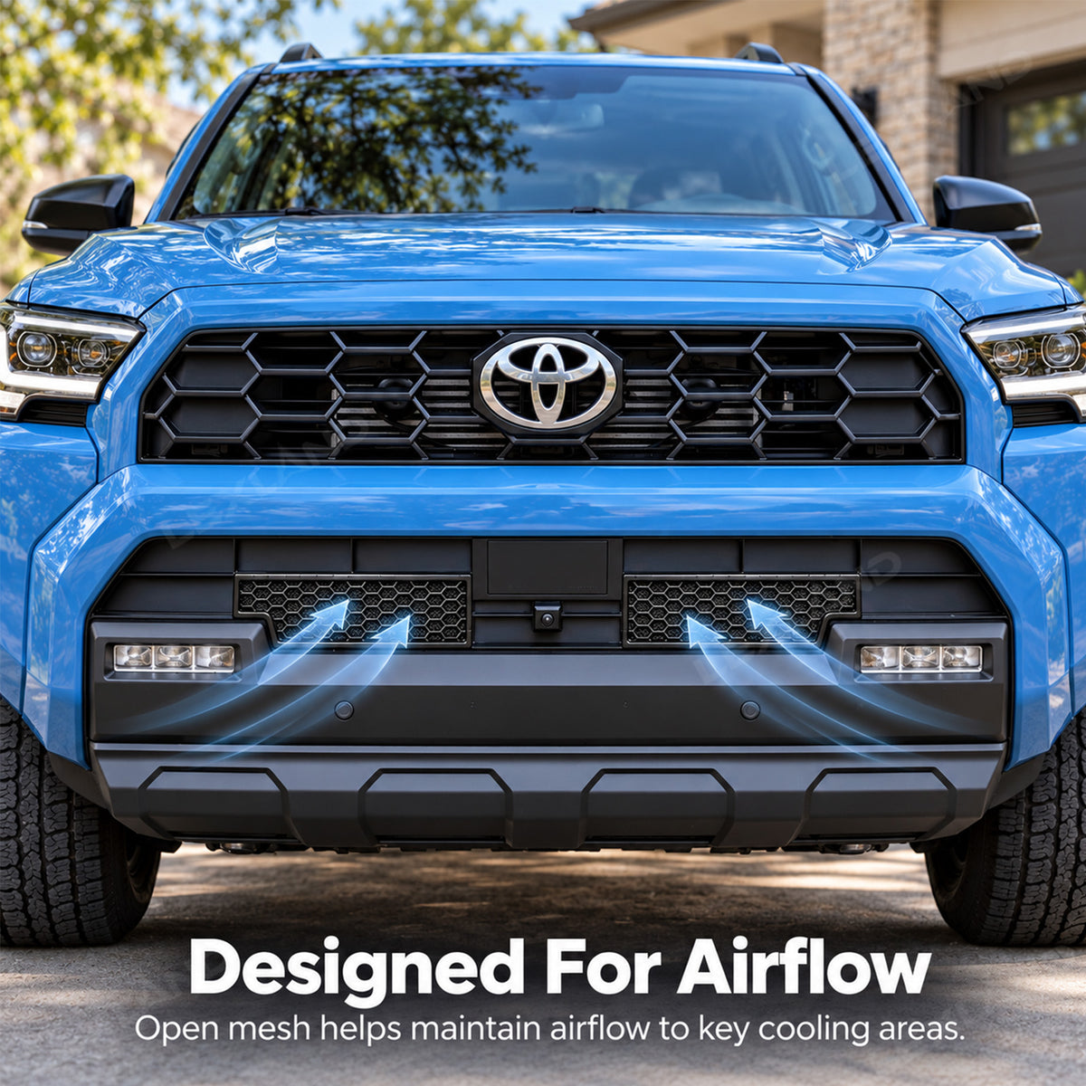 4Runner Grille Mesh Insert Front Lower Bumper Bug & Debris Protective Screen Covers for Toyota