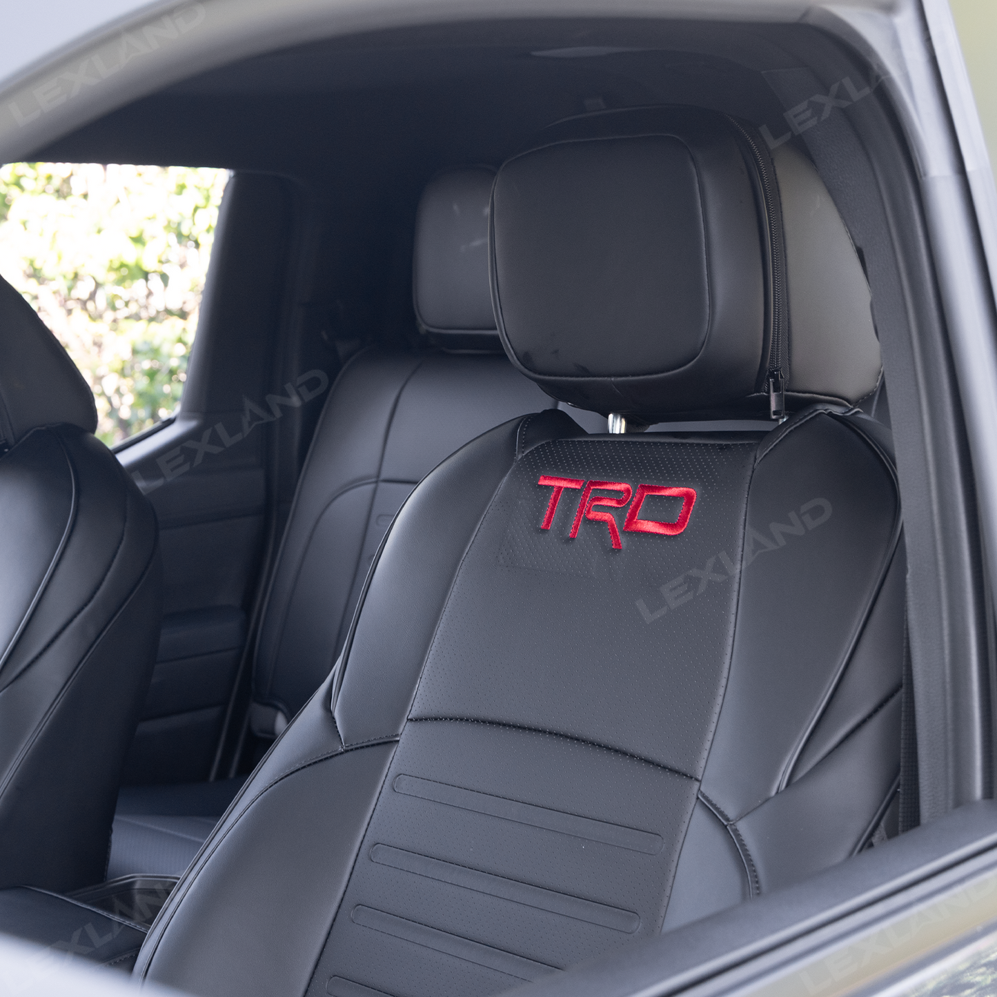 Tacoma /4Runner Seat Covers Full Coverage Embossed Seat Protector with TRD Style