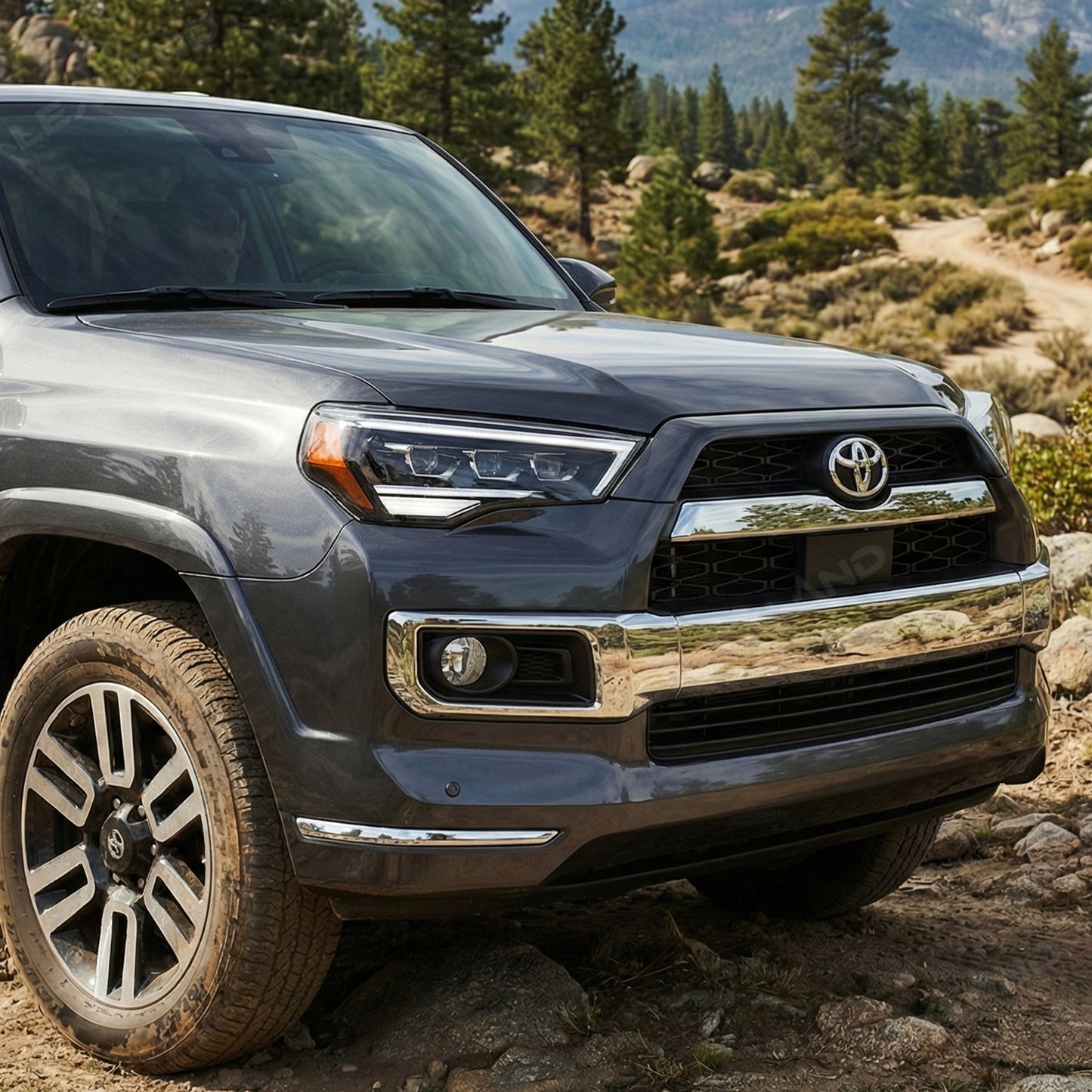 4Runner LED Headlights Front Head Lamp Replacement Kit with Sequential Turn Signal