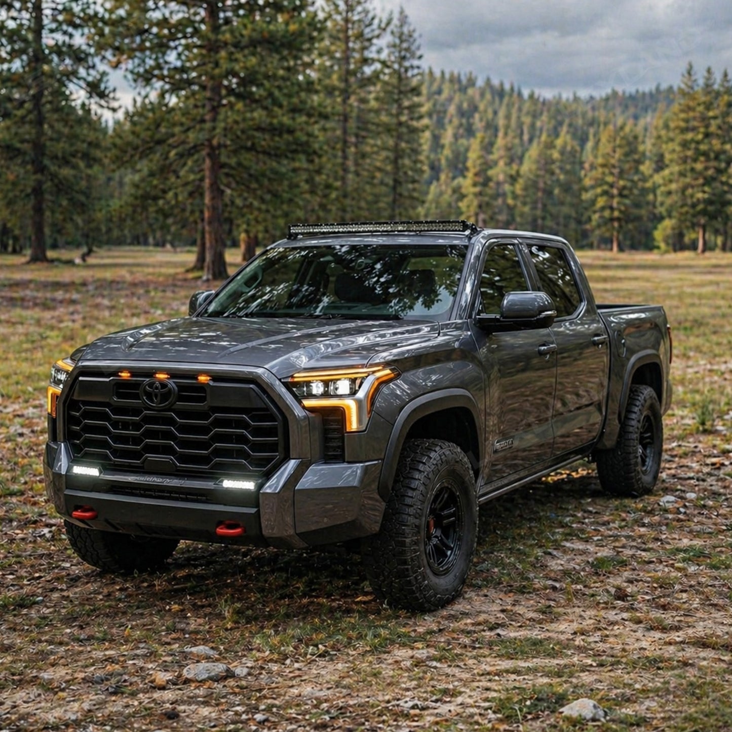 Tundra LED Daytime Running Lights DRL Grille Side Lights Dynamic Sequential Turn Signals