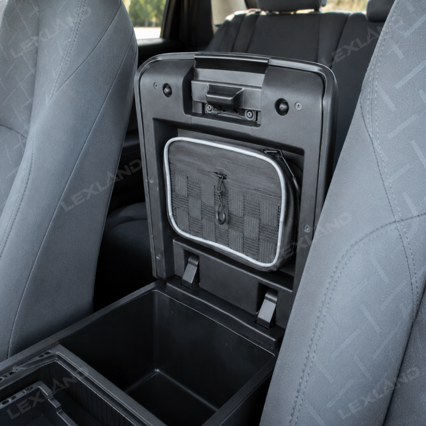 Tacoma/4Runner Center Console Organizer Armrest Hidden Bag Storage Pouch for Toyota