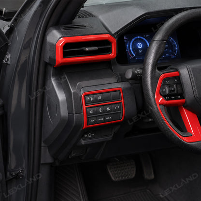 Tacoma Interior Accessories Kit ABS Central Control Cover Trim for Toyota
