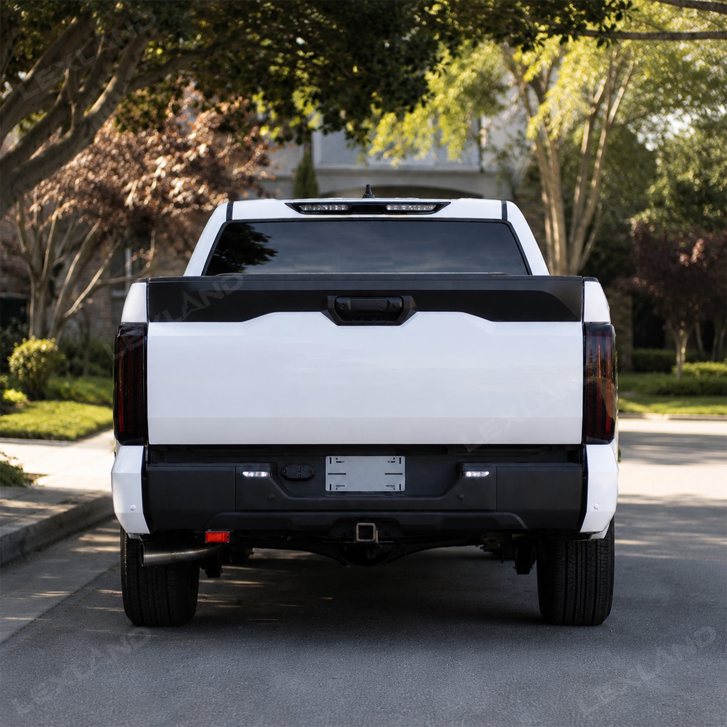 Tundra Tail Light Cover Smoked Rear Taillights Lamp Overlay Protection Cover for Toyota