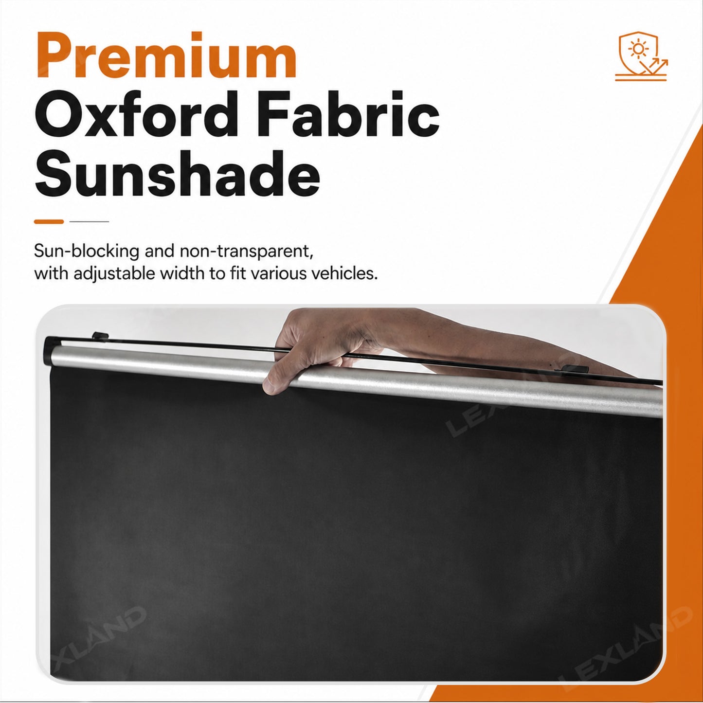 Tacoma Retractable Windshield Sun Shade Easy Pull Heat Blocking & UV Protection Interior Sunshade 2.0