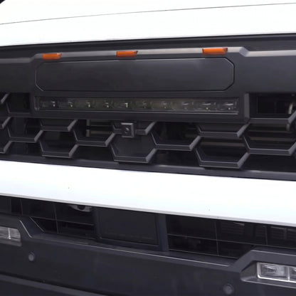 Tacoma Front Bumper Grille With LED & Light Bar Racing Grills With TRD PRO Style Upgrade for Toyota