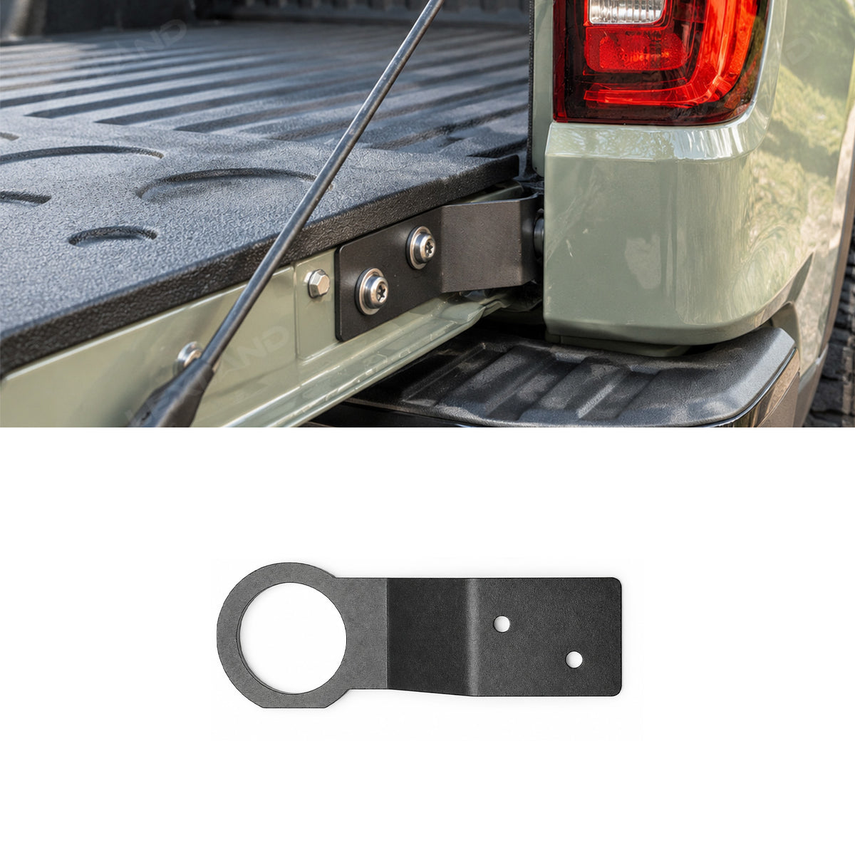 Silverado 1500 Anti-Theft Lock Security Stainless Steel Tailgate Theft Protector for Chevy