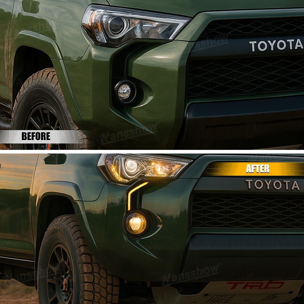 4Runner Fog Lights LED Daytime Running Lights For Toyota  | Hansshow