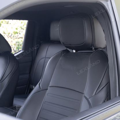 Tacoma /4Runner Seat Covers Embossed Nappa Leather Seat Protectors with TRD Style for Toyota