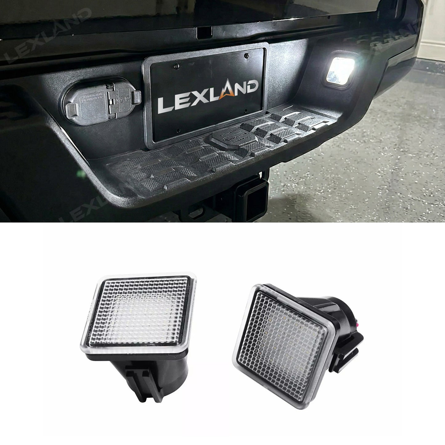 Tacoma LED License Plate Light White License Plate Lamp for Toyota