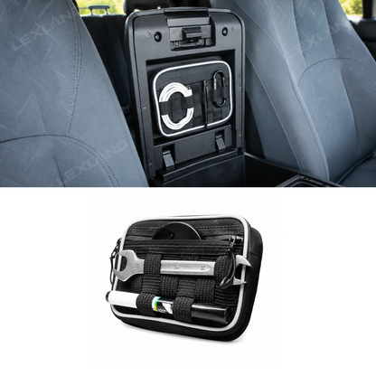 Tacoma/4Runner Center Console Organizer Armrest Hidden Bag Storage Pouch for Toyota