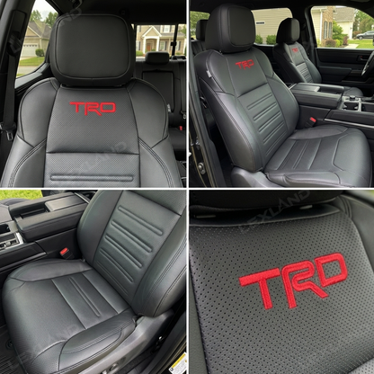 Tundra Seat Covers Embossed Seat Protectors with TRD Letter Style for Toyota