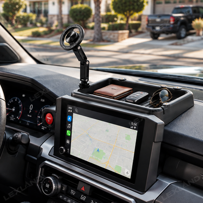 Tacoma/4Runner Dashboard Storage Organizer Tray & Magnetic Phone Mount Kit for Toyota