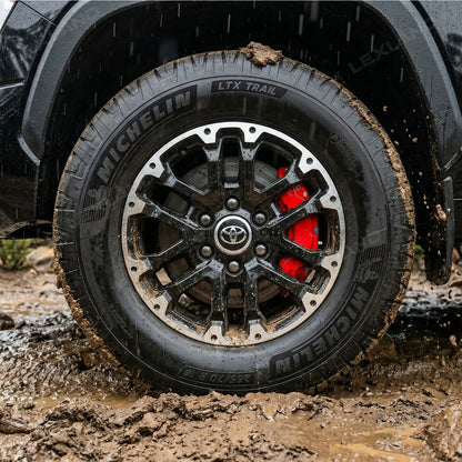 Tundra Brake Caliper Covers Front and Rear Bolt-On Caliper Protectors for Toyota