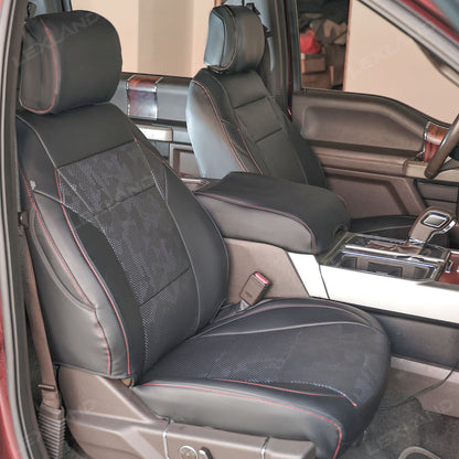 Camo Seat Covers for Ford F-150 Crew Cab XL/ XLT, Custom Interior Upgrade Seat Protection