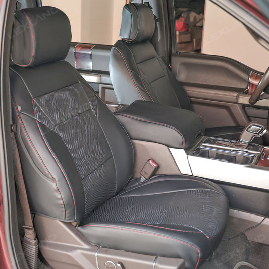 Camo Seat Covers for Ford F-150 Crew Cab XL/ XLT, Custom Interior Upgrade Seat Protection
