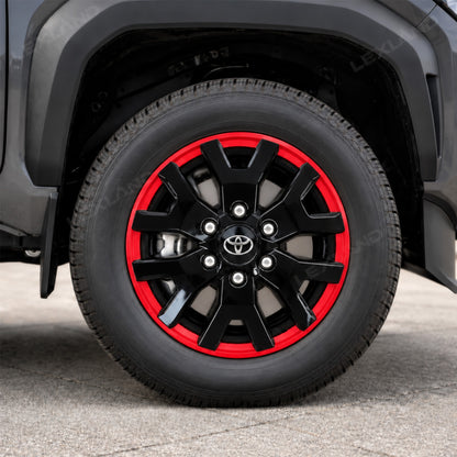 Tacoma SR5 17'' Wheel Covers Snap-On Wheel Skins OEM-Style Hubcaps 4PCS for Toyota