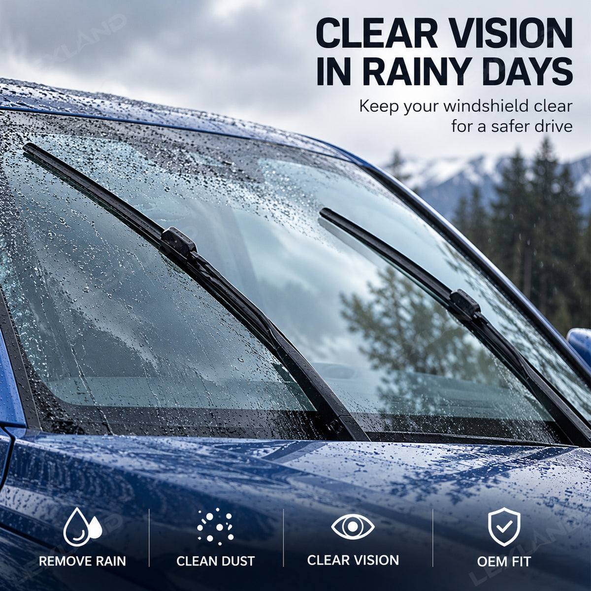Tacoma Wiper Blades 24" / 20" Front Windshield Wipers Replacement Kit for Toyota