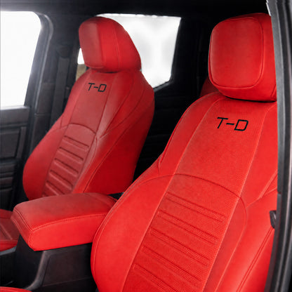 Tacoma /4Runner Seat Covers Embossed Seat Protector with TRD Style for Toyota