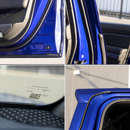 Tacoma Door & Body Seal Strip Kit Full Vehicle Weather Draft Wind Noise Reduction 11PCS for Toyota