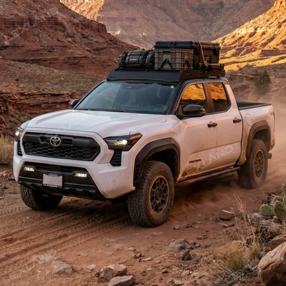 Tacoma Roof Rack Split Crossbar Carbon Steel Roof Cargo Platform Cross Bar