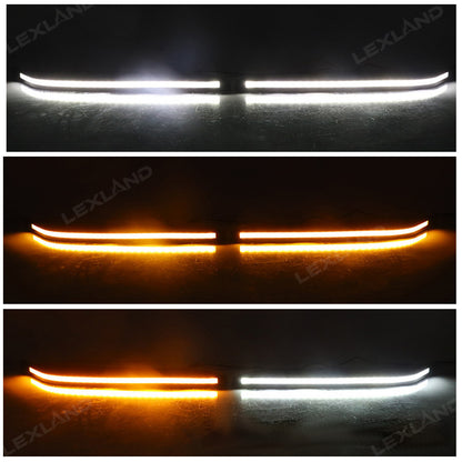 Tundra LED Daytime Running Lights DRL Grille Side Lights Dynamic Sequential Turn Signals
