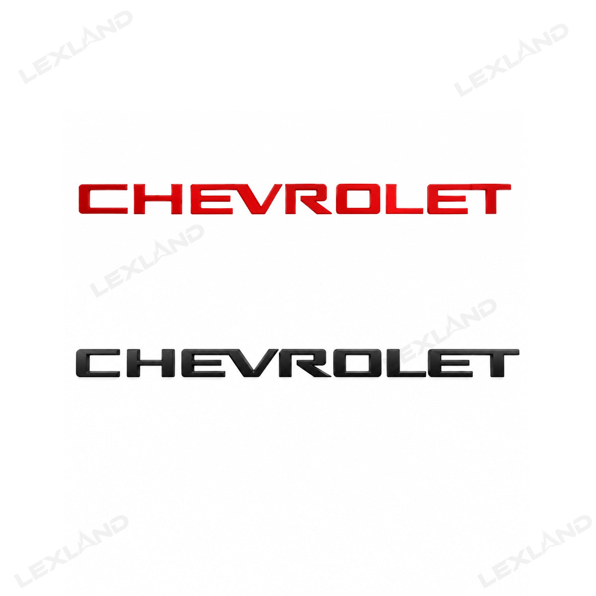 Silverado 1500 Tailgate Letters 3D Raised Tailgate Insert Overlays Rear Emblem Trim for Chevrolet