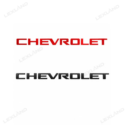 Silverado 1500 Tailgate Letters 3D Raised Tailgate Insert Overlays Rear Emblem Trim for Chevrolet