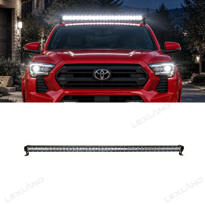 Tacoma Roof Combo Slim LED Work Light Bar 45-Inch Roof-Mounted Off-Road Driving Light for Toyota