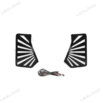 Tacoma LED DRL Sequential Daytime Running Light Kit Dual-Color Dynamic Fog Lamps for Toyota