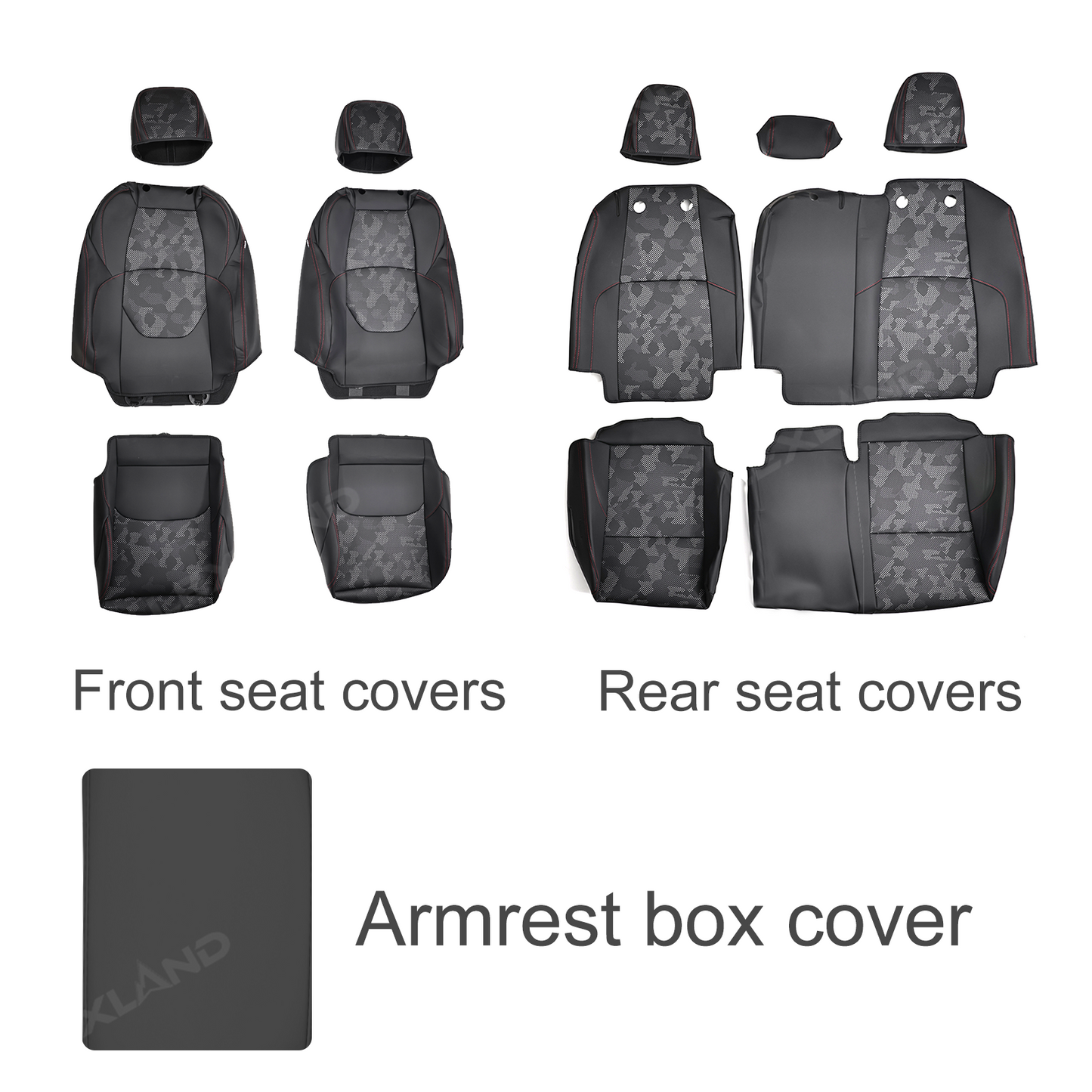 Tacoma/4Runner Seat Covers Full Coverage Camo Seat Protector for Toyota