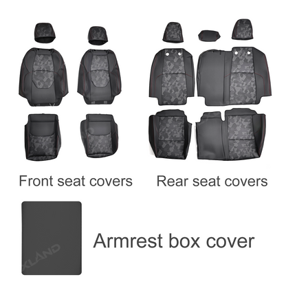 Tacoma/4Runner Seat Covers Full Coverage Camo Seat Protector for Toyota