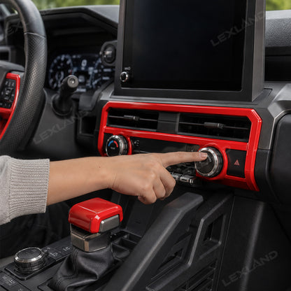 Tacoma Interior Accessories Kit ABS Central Control Cover Trim for Toyota