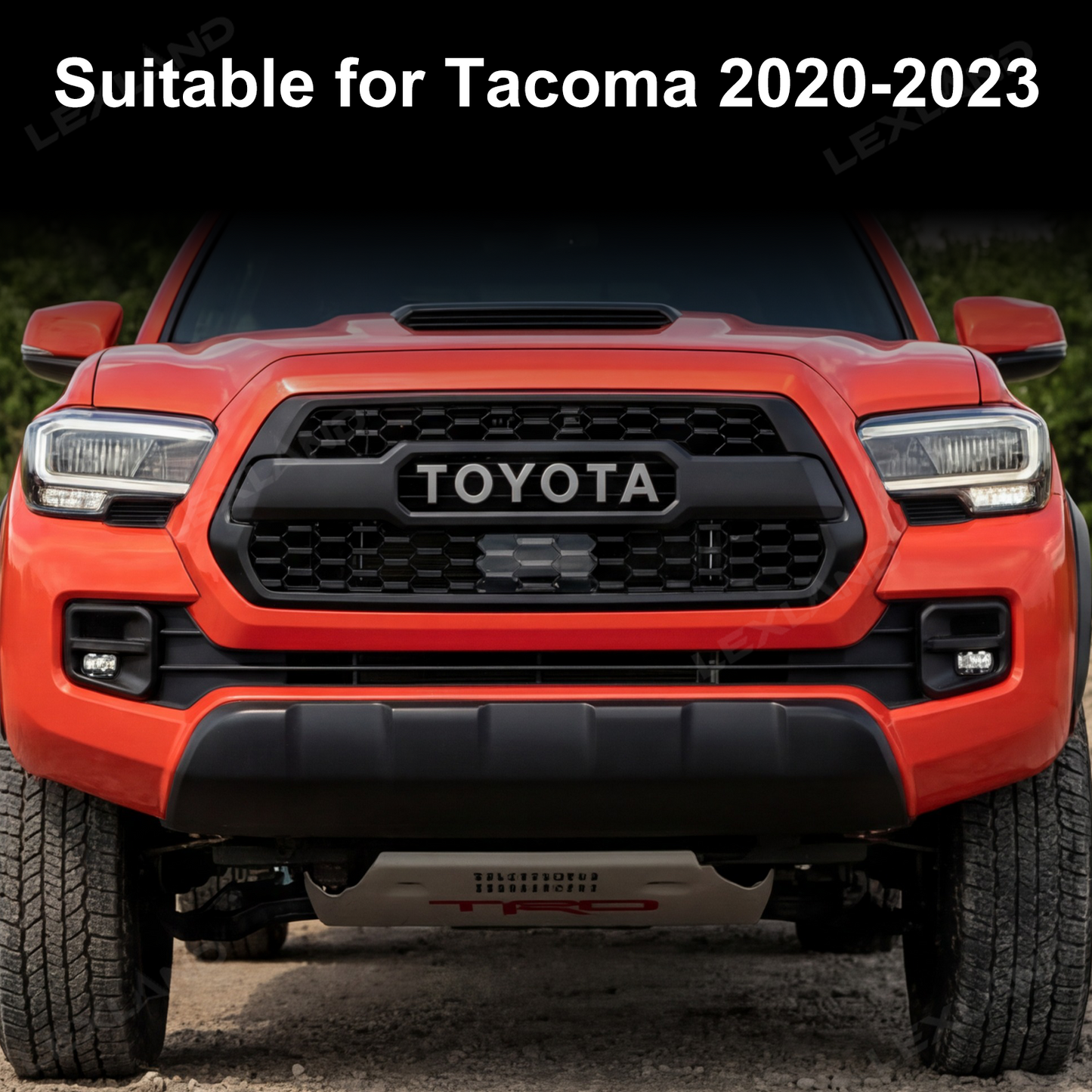 Tacoma Front Headlight Clear Lens High-Transparency PC Headlamp Covers for Toyota