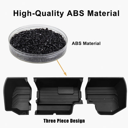 Silverado 1500/2500/3500HD Under Seat Organizer Tray ABS Rear Seat Storage Box