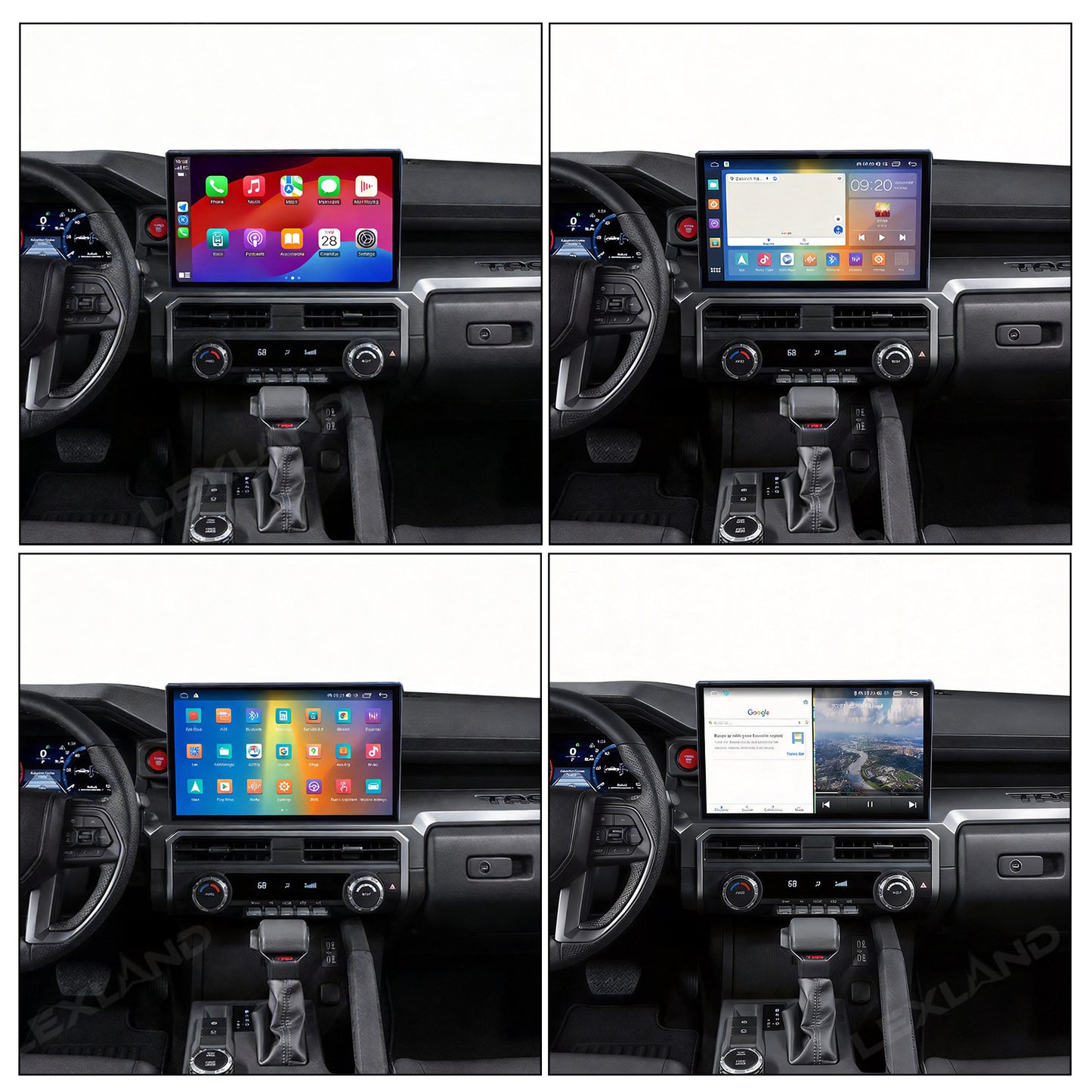Tacoma/4Runner Head Unit Upgrade with Carplay & Android Auto 14.6" Center Console Navigation Multimedia Screen