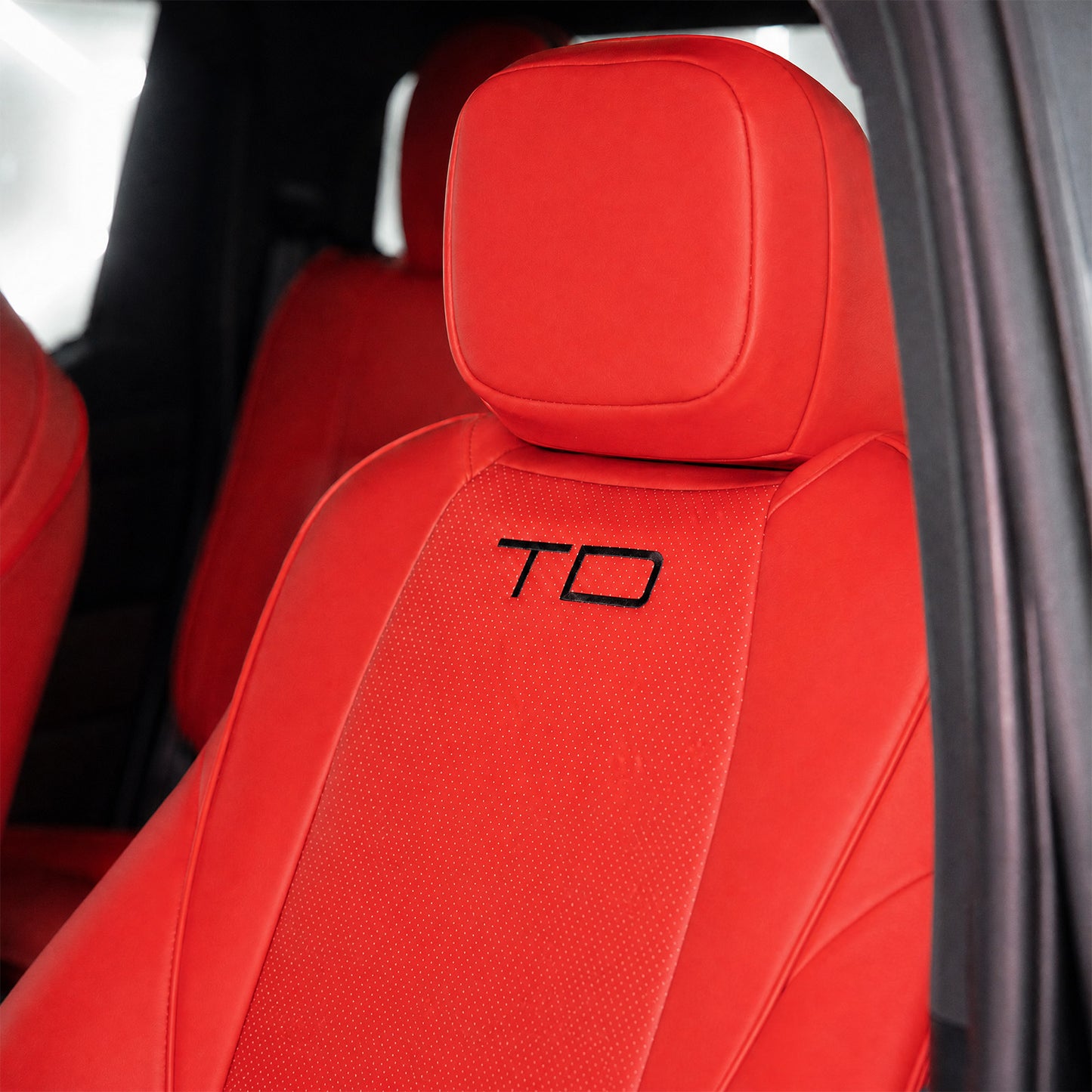 Tacoma /4Runner Seat Covers Embossed Seat Protector with TRD Style for Toyota