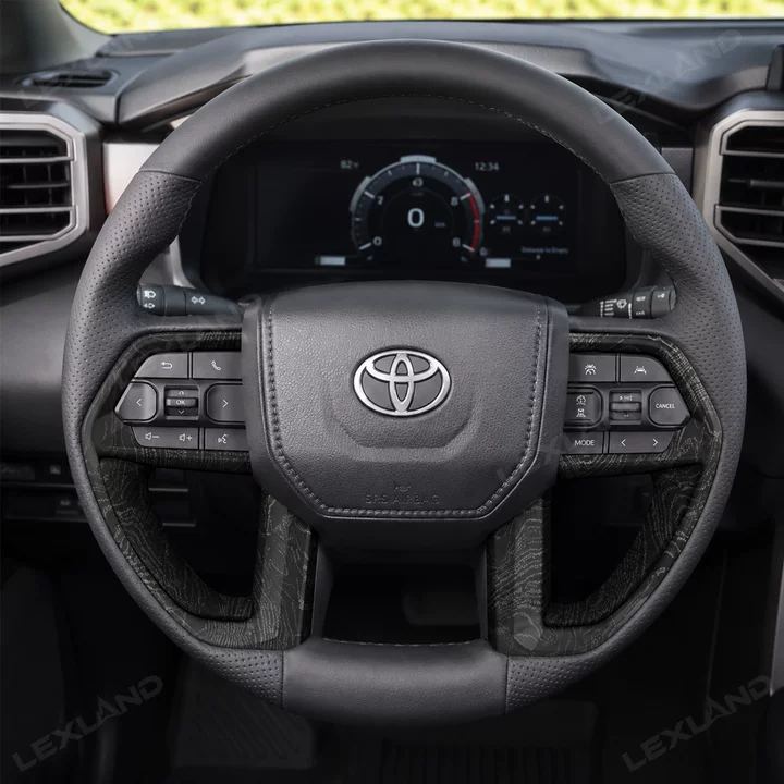 Tacoma/4Runner Gear Shift Panel Cover Steering Wheel Cover Trim Interior Protective Overlays for Toyota