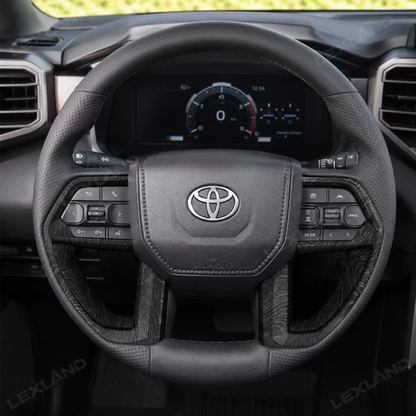 Tacoma/4Runner Gear Shift Panel Cover Steering Wheel Cover Trim Interior Protective Overlays for Toyota