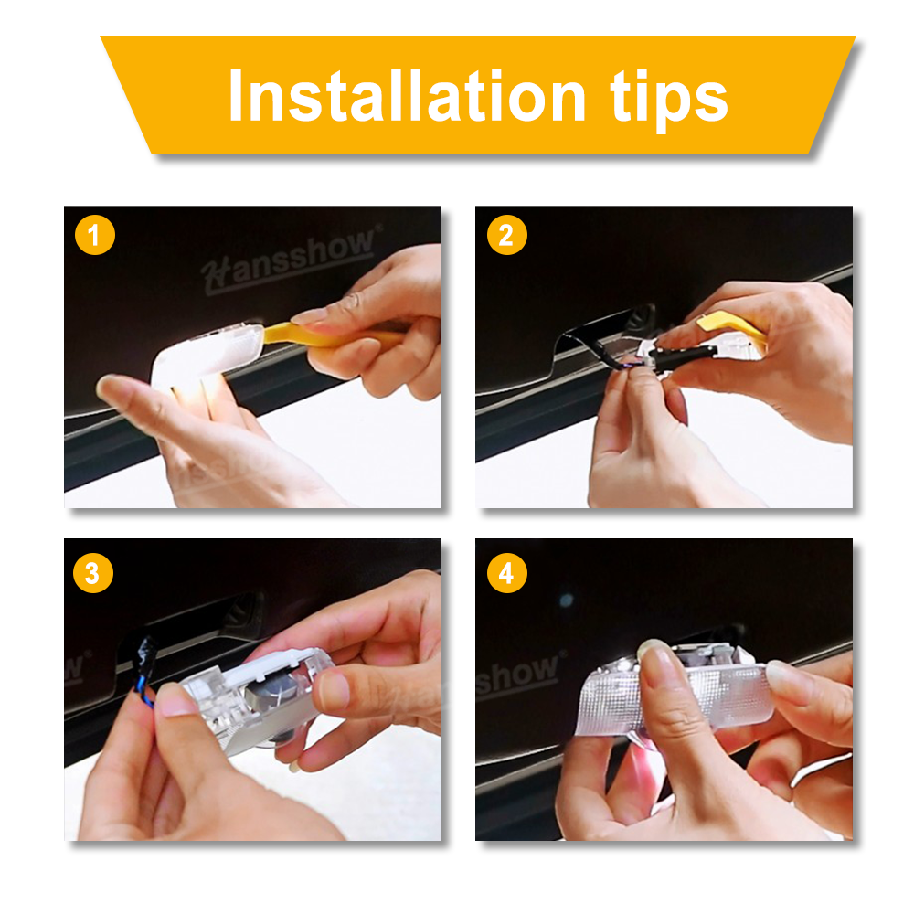 4Runner LED Welcome Lights Door Projector Light Puddle Lights For Toyota