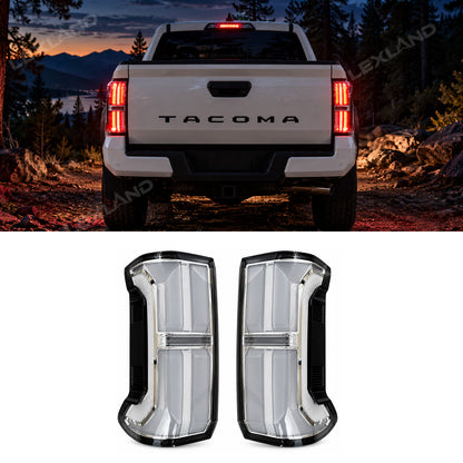 Tacoma LED Tail Lights Clear Lens Rear Lamp Upgrade 2PCS for Toyota