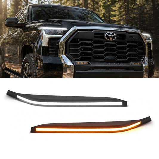 Tundra LED Daytime Running Lights DRL Grille Side Lights Dynamic Sequential Turn Signals