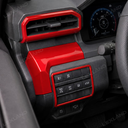 Tacoma Interior Accessories Kit ABS Central Control Cover Trim for Toyota